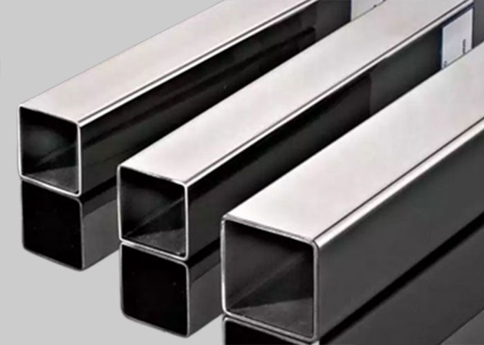 A bunch of Seamless Stainless Steel Square Pipes