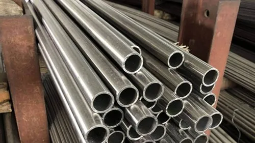 Monel seamless pipe in stack