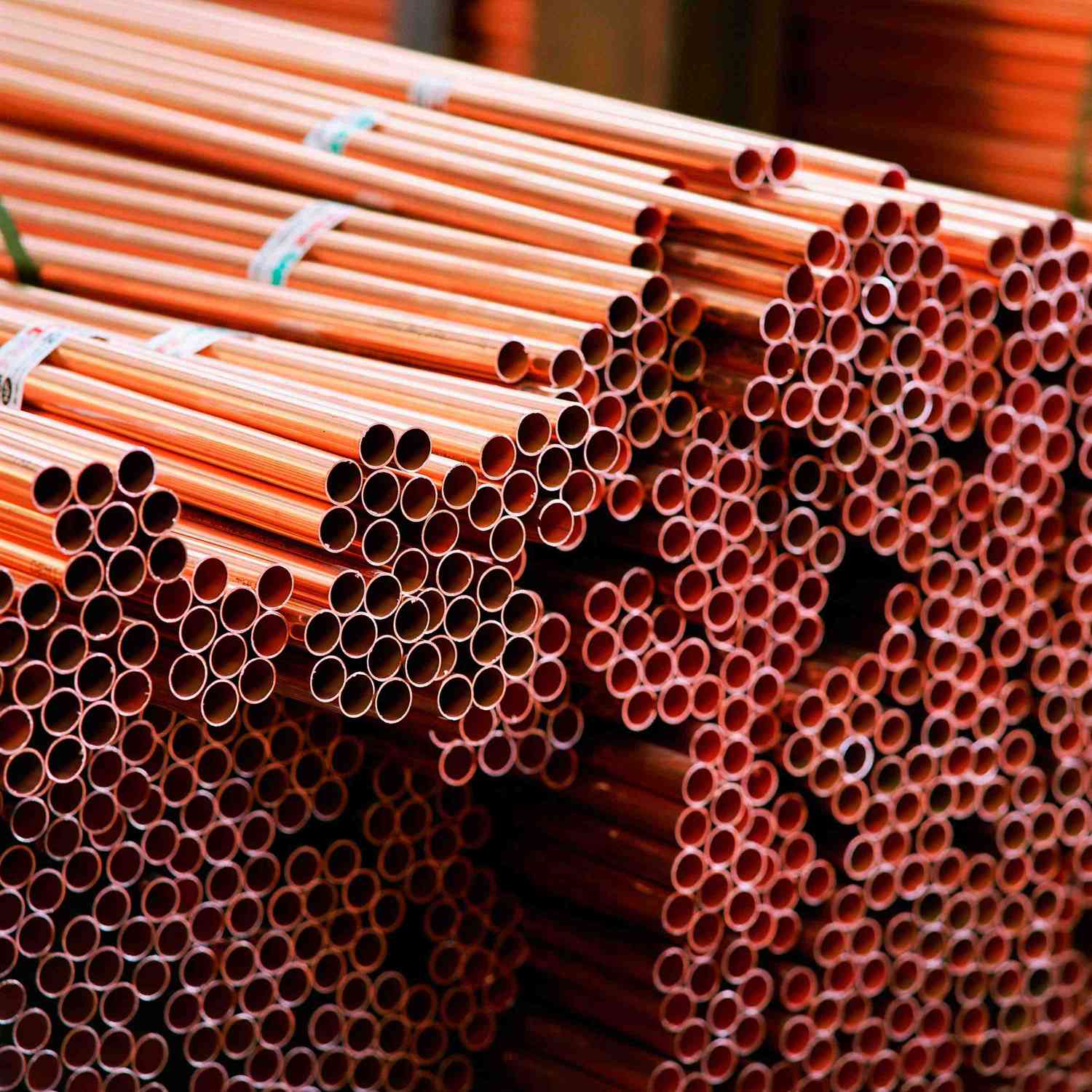 copper pipe stock